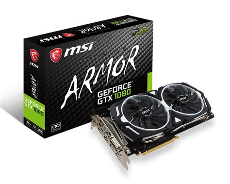 Specification GeForce GTX 1080 ARMOR 8G .
